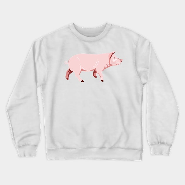 Cool Pig Crewneck Sweatshirt by SWON Design